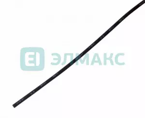 1. 0 / 0. 5 мм 1м термоусадка черная REXANT