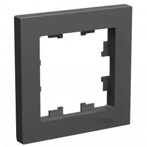 ЭЛМАКС - ATLASDESIGN 1-постовая РАМКА, БАЗАЛЬТ элмакс, электротехника, кабель, светотехника, elmax.pro