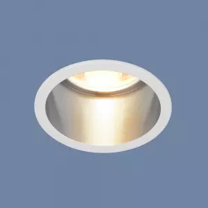 Встраиваемый точечный светильник 7004 MR16 WH/SL белый/серебро