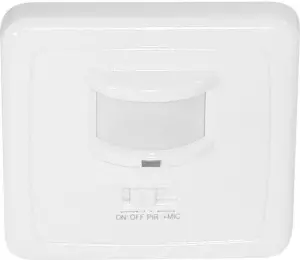 ЭЛМАКС - Датчик движения и освещенности 500W 12m 140° белый, SEN1A/LX2000 элмакс, электротехника, кабель, светотехника, elmax.pro