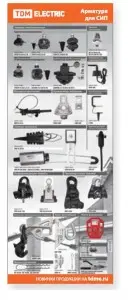 ЭЛМАКС - Стенд "Арматура для СИП" элмакс, электротехника, кабель, светотехника, elmax.pro