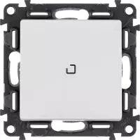 ЭЛМАКС - Valena LIFE.Выключатель 10АХ 250В с подсветкой.С лицевой панелью.Белый элмакс, электротехника, кабель, светотехника, elmax.pro