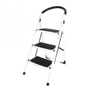 ЭЛМАКС - Стремянка стальная трехступ. Deli DL509013 макс.высота670мм, до 150кг. ступени 360х270мм элмакс, электротехника, кабель, светотехника, elmax.pro