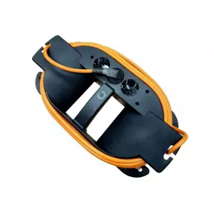 ЭЛМАКС - Удлинитель ПВС Атлант 3500 Вт на каучуковой рамке 3 розетки 15м (с/з) элмакс, электротехника, кабель, светотехника, elmax.pro