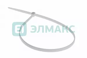 ЭЛМАКС - Хомут nylon 5.0 х 400 мм 100 шт белый REXANT элмакс, электротехника, кабель, светотехника, elmax.pro