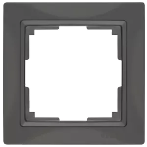ЭЛМАКС - WL03-Frame-01/ Рамка на 1 пост (серо-коричневый, basic) элмакс, электротехника, кабель, светотехника, elmax.pro