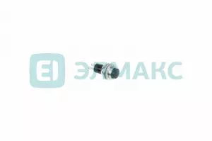 ЭЛМАКС - Выключатель-кнопка металл 220V 2А (2с) (ON)-OFF Ø10.2 черная Mini REXANT элмакс, электротехника, кабель, светотехника, elmax.pro