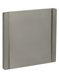 ЭЛМАКС - FORTE&PIANO Выключатель 1-кл. 10А FP501 сталь IEK элмакс, электротехника, кабель, светотехника, elmax.pro