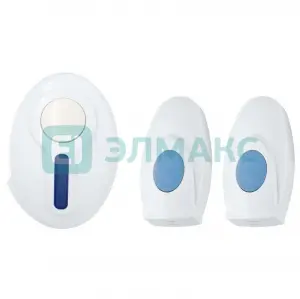 ЭЛМАКС - Беспроводной дверной звонок с двумя кнопками вызова IP 44 REXANT RX-4 элмакс, электротехника, кабель, светотехника, elmax.pro