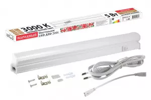 ЭЛМАКС - Светильник LED ДПО 2001 5 Вт, 3000К, IP40, 300 мм, Народный элмакс, электротехника, кабель, светотехника, elmax.pro