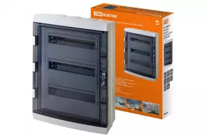 ЭЛМАКС - Бокс ЩРН-П-54 модуля навесной пластик IP65 TDM элмакс, электротехника, кабель, светотехника, elmax.pro