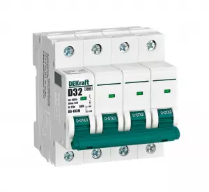 Авт. выкл. без теплозащиты 4P 32А х-ка D 6кА ВА-103M