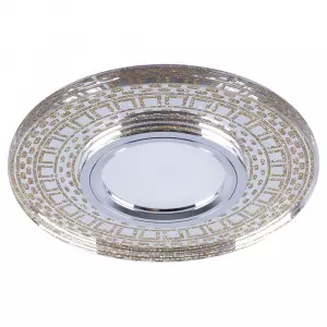 ЭЛМАКС - Светильник потолочный встраиваемый со светодиодной подсветкой 15LED*2835 SMD 4000K, MR16 50W G5.3,пр элмакс, электротехника, кабель, светотехника, elmax.pro