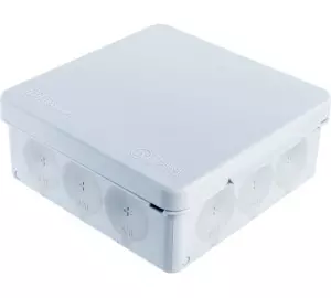 ЭЛМАКС - Коробка распределительная 60-0303 для прямого монтажа двухкомпонентная безгалогенная (HF) 100х100х40 элмакс, электротехника, кабель, светотехника, elmax.pro