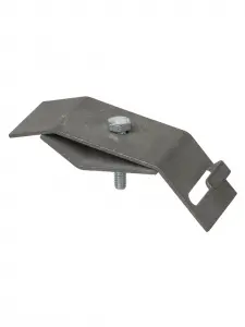 Держатель для водостока стальной крюк для прута Ø6-10 мм, гор. цинк. TDM Держатель для водостока стальной крюк для прута Ø6-10 мм, гор. цинк. TDM