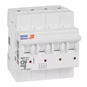 Выключатель автоматический OptiDin BM63-4C20-4,5-УХЛ3