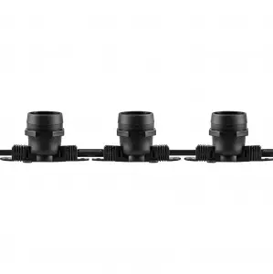ЭЛМАКС - Гирлянда 230V 100 E27 черный, шаг 25cm, IP 65, 25м +1,5м шнур, CL25-25 элмакс, электротехника, кабель, светотехника, elmax.pro