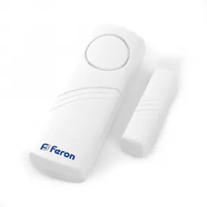 ЭЛМАКС - Звонок электрический дверной /сигнализация, (1 мелодия) белый, громкоcть 90dB, 007-D элмакс, электротехника, кабель, светотехника, elmax.pro