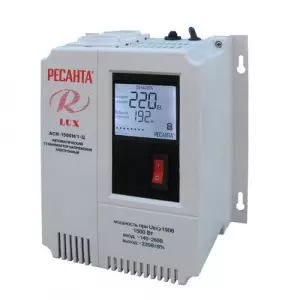 ЭЛМАКС - Стабилизатор АСН-1500Н/1-Ц Ресанта Lux элмакс, электротехника, кабель, светотехника, elmax.pro