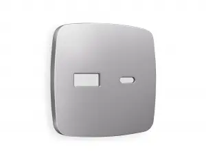 ЭЛМАКС - Лицевая панель OMEGA (Сталь матовый) для розетки 2USB тип A+C QUANT OP5110 элмакс, электротехника, кабель, светотехника, elmax.pro