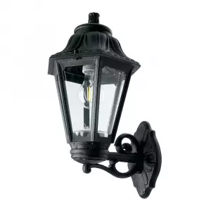 ЭЛМАКС - Светильник стационарный для наружного освещения, 230V E27 черный, E22.131.000.AXE27 серии ANNA элмакс, электротехника, кабель, светотехника, elmax.pro