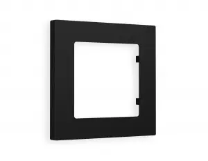 ЭЛМАКС - Рамка ALFA Techno (Черный матовый) 1-ая AF220701 элмакс, электротехника, кабель, светотехника, elmax.pro