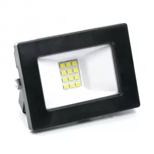 ЭЛМАКС - Прожектор светодиодный 2835SMD, 10W 4000K AC220V/50Hz IP65, черный в компактном корпусе, SFL90-10 элмакс, электротехника, кабель, светотехника, elmax.pro