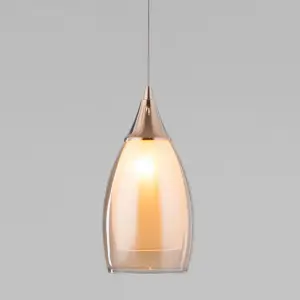 ЭЛМАКС - Подвесной светильник со стеклянным плафоном 50085/1 золото элмакс, электротехника, кабель, светотехника, elmax.pro