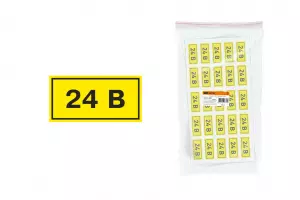 ЭЛМАКС - Символ "24В" 15х50мм TDM элмакс, электротехника, кабель, светотехника, elmax.pro