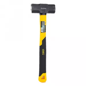 Кувалда Deli DL447003 1,36кг, рукоятка из высокопрочного стекловок.