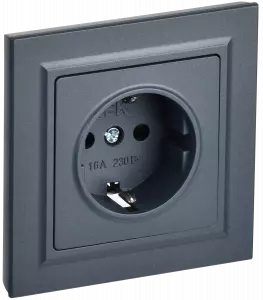 ЭЛМАКС - BRITE Роз. с з/к/ш 16А в сб. РСР14-1-0-БрМ мар. IEK элмакс, электротехника, кабель, светотехника, elmax.pro