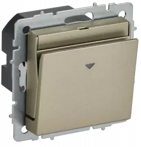ЭЛМАКС - BRITE Выключ. карточный 30А ВС10-1-8-БрШ шамп. IEK элмакс, электротехника, кабель, светотехника, elmax.pro