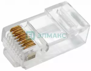 ЭЛМАКС - Джек RJ-45 8P8C CAT 5e PROCONNECT элмакс, электротехника, кабель, светотехника, elmax.pro