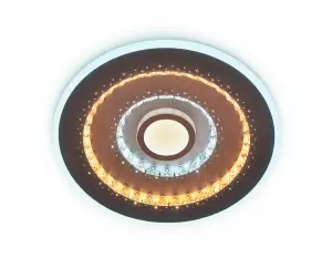 ЭЛМАКС - Потолочный светодиодный светильник с пультом FA253 CF кофе 112W D490*60 (ПДУ РАДИО 2.4) элмакс, электротехника, кабель, светотехника, elmax.pro