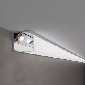 ЭЛМАКС - Квадратный угловой алюминиевый профиль для светодиодной ленты LL-2-ALP009 элмакс, электротехника, кабель, светотехника, elmax.pro