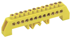 ЭЛМАКС - Шина PE земля комбинированный DIN-изолятор типа Стойка ШНИ-8х12-16-КС-Ж элмакс, электротехника, кабель, светотехника, elmax.pro