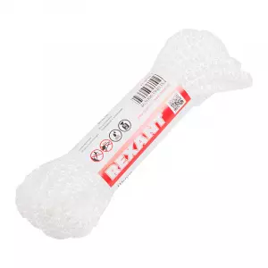 ЭЛМАКС - Шнур "REXANT" 7мм 10 м. (белый)  элмакс, электротехника, кабель, светотехника, elmax.pro