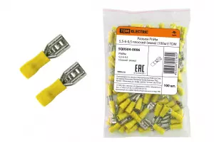 ЭЛМАКС - Разъем РпИм 5,5-6-0,5 плоский (мама) (100шт) TDM элмакс, электротехника, кабель, светотехника, elmax.pro