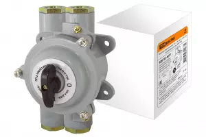 Пакетный переключатель ПП 2-100/Н2 2П 100А 220В, силуминовый корпус, IP56 TDM Пакетный переключатель ПП 2-100/Н2 2П 100А 220В, силуминовый корпус, IP56 TDM