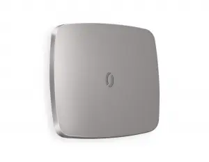 ЭЛМАКС - Лицевая панель OMEGA (Сталь матовый) для 1-клавишных выключателей с подсветкой QUANT OP5020 элмакс, электротехника, кабель, светотехника, elmax.pro