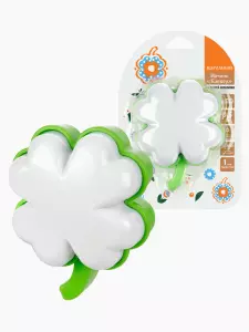 ЭЛМАКС - Ночник "Клевер" с датчиком освещенности, 0,5 Вт, зеленый, 220 В Народный элмакс, электротехника, кабель, светотехника, elmax.pro