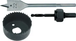 ЭЛМАКС - Сверла наборные для врезки замков 3 шт. (22/48 мм) (FIT IT) элмакс, электротехника, кабель, светотехника, elmax.pro