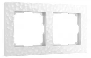 ЭЛМАКС - W0022401/ Рамка на 2 поста (белый) элмакс, электротехника, кабель, светотехника, elmax.pro