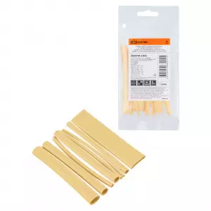 ЭЛМАКС - Набор трубок термоусаживаемых, клеевых "Моноцвет-диапазон, желтый TDM" элмакс, электротехника, кабель, светотехника, elmax.pro