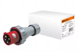 ЭЛМАКС - Вилка кабельная IP67 63А 3Р+РЕ 380В TDM элмакс, электротехника, кабель, светотехника, elmax.pro