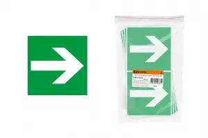 ЭЛМАКС - Знак "Направляющая стрелка" 150х150мм TDM элмакс, электротехника, кабель, светотехника, elmax.pro