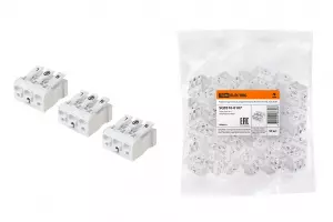 ЭЛМАКС - Клемма пружинная соединительная КСП3-L+N+PE, 16 A TDM элмакс, электротехника, кабель, светотехника, elmax.pro