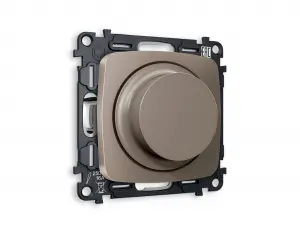 ЭЛМАКС - Комплект механизма светорегулятора универсального OMEGA MO635510 Темная бронза матовый 25-600W/LED 5 элмакс, электротехника, кабель, светотехника, elmax.pro