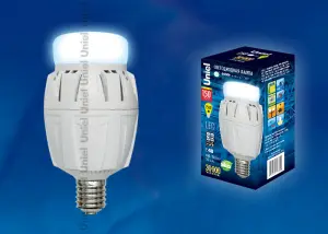 ЭЛМАКС - LED-M88-100W/NW/E27/FR ALV01WH Лампа светодиодная с матовым рассеивателем. Материал корпуса алюминий элмакс, электротехника, кабель, светотехника, elmax.pro