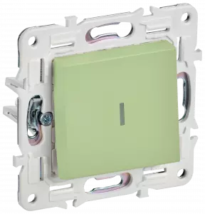 ЭЛМАКС - SKANDY Выключ. 1-кл. прох. с инд. 10А SK-V08M мятн. IEK элмакс, электротехника, кабель, светотехника, elmax.pro
